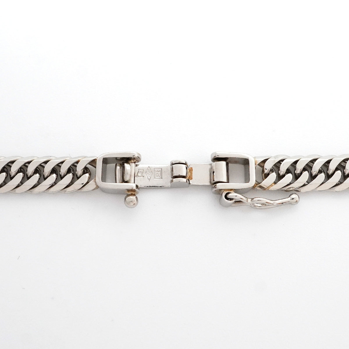 【6khh0074】喜平 ネックレス Pt850 プラチナ 6面 ダブル 50.2cm 30.4g キヘイ【中古】メンズ レディース ユニセックス