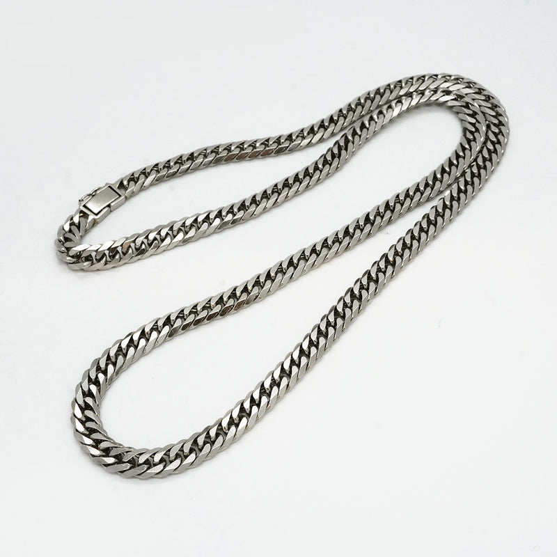 【6khh0075】喜平 ネックレス Pt850 プラチナ 6面 ダブル 60.6cm 100.4g キヘイ【中古】メンズ レディース ユニセックス