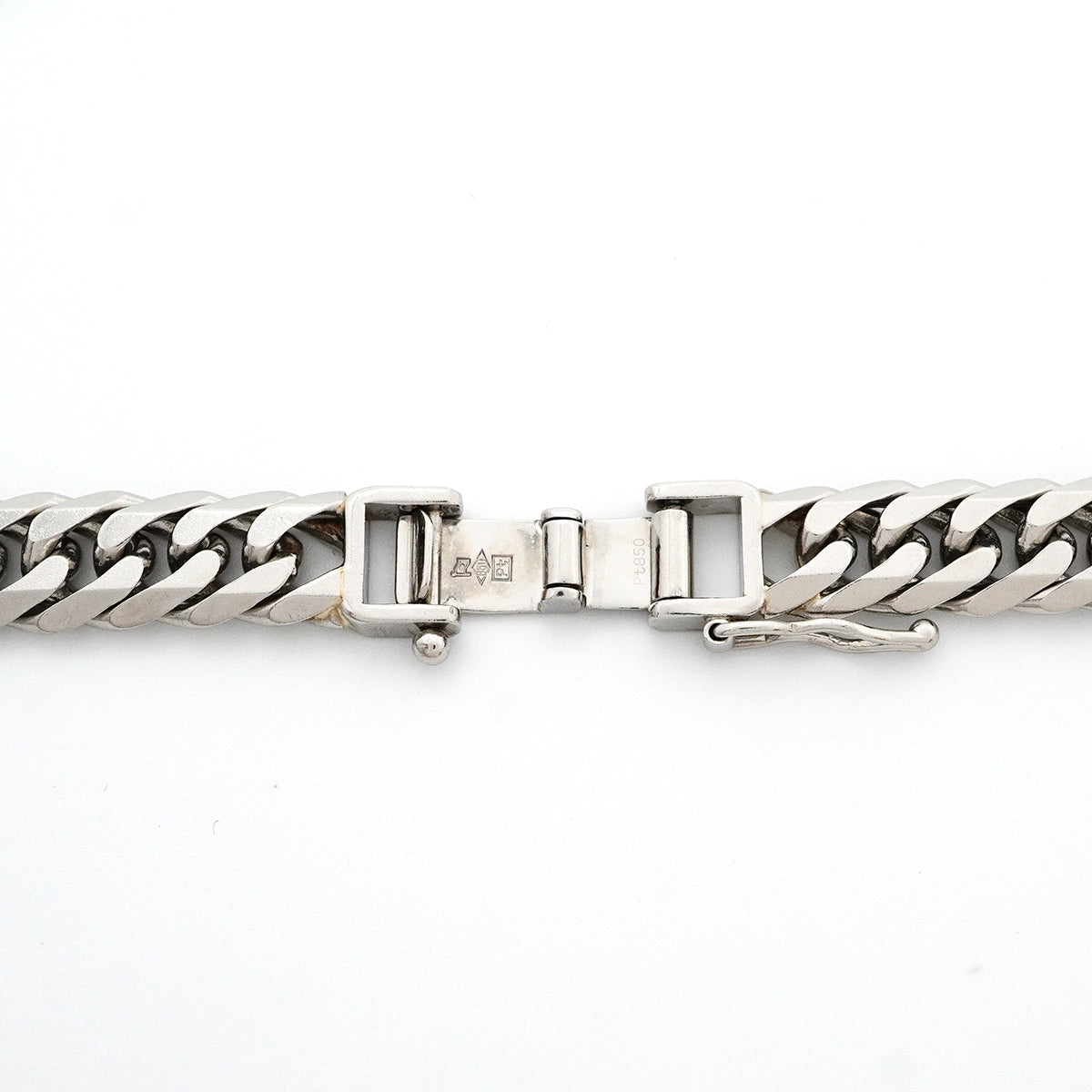【6khh0075】喜平 ネックレス Pt850 プラチナ 6面 ダブル 60.6cm 100.4g キヘイ【中古】メンズ レディース ユニセックス