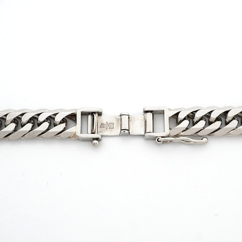 【6khh0075】喜平 ネックレス Pt850 プラチナ 6面 ダブル 60.6cm 100.4g キヘイ【中古】メンズ レディース ユニセックス