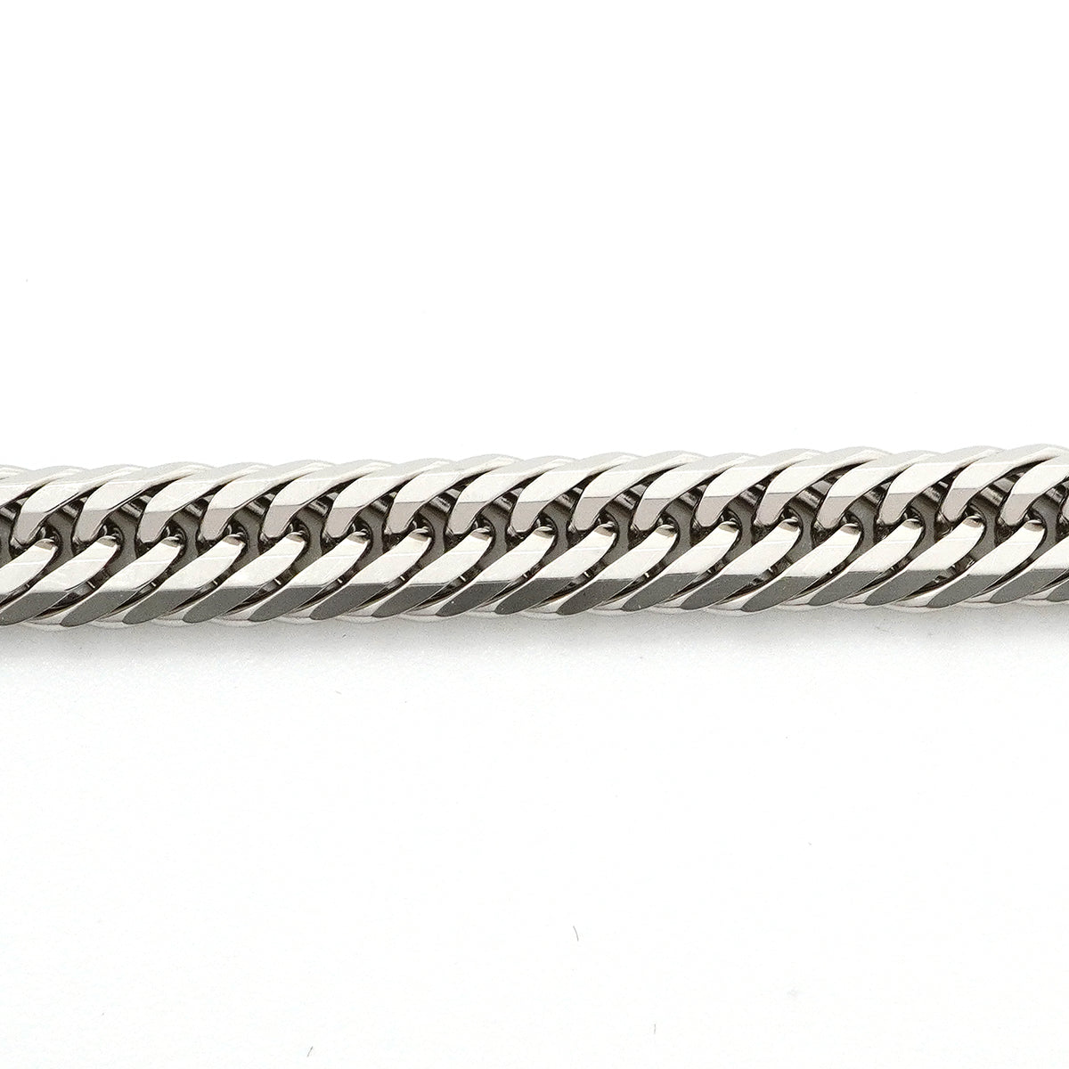 【6khh0076】喜平 ブレスレット Pt850 プラチナ トリプル 12面 22.7cm 14.4g キヘイ【中古】メンズ レディース ユニセックス