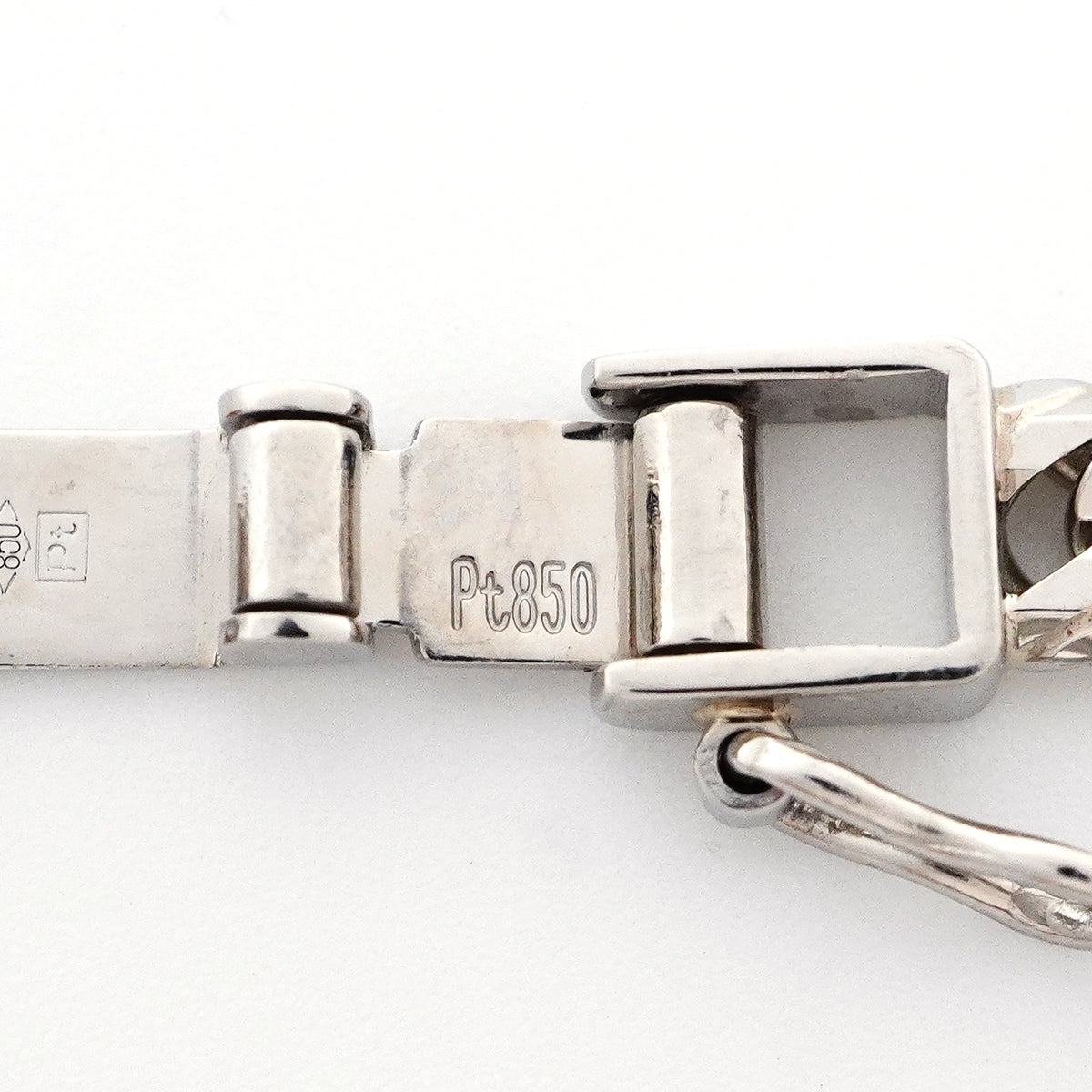 【6khh0076】喜平 ブレスレット Pt850 プラチナ トリプル 12面 22.7cm 14.4g キヘイ【中古】メンズ レディース ユニセックス