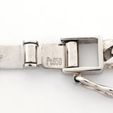【6khh0076】喜平 ブレスレット Pt850 プラチナ トリプル 12面 22.7cm 14.4g キヘイ【中古】メンズ レディース ユニセックス