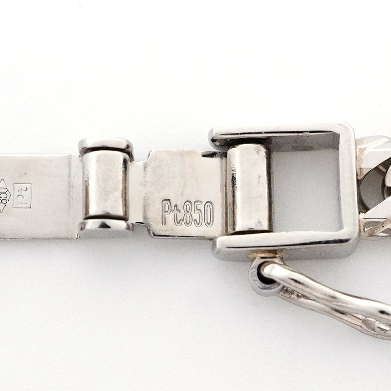【6khh0076】喜平 ブレスレット Pt850 プラチナ トリプル 12面 22.7cm 14.4g キヘイ【中古】メンズ レディース ユニセックス