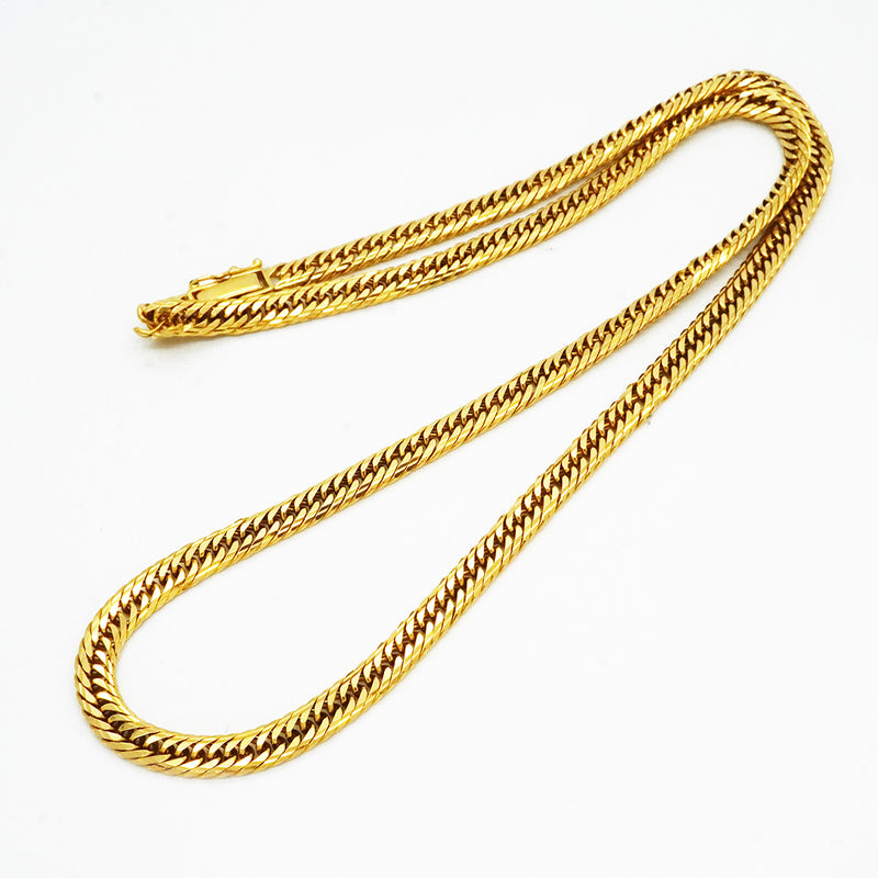 【6khh0078】喜平 ネックレス K18 ゴールド トリプル 14面 50.4cm 30g キヘイ 18金【中古】メンズ レディース ユニセックス