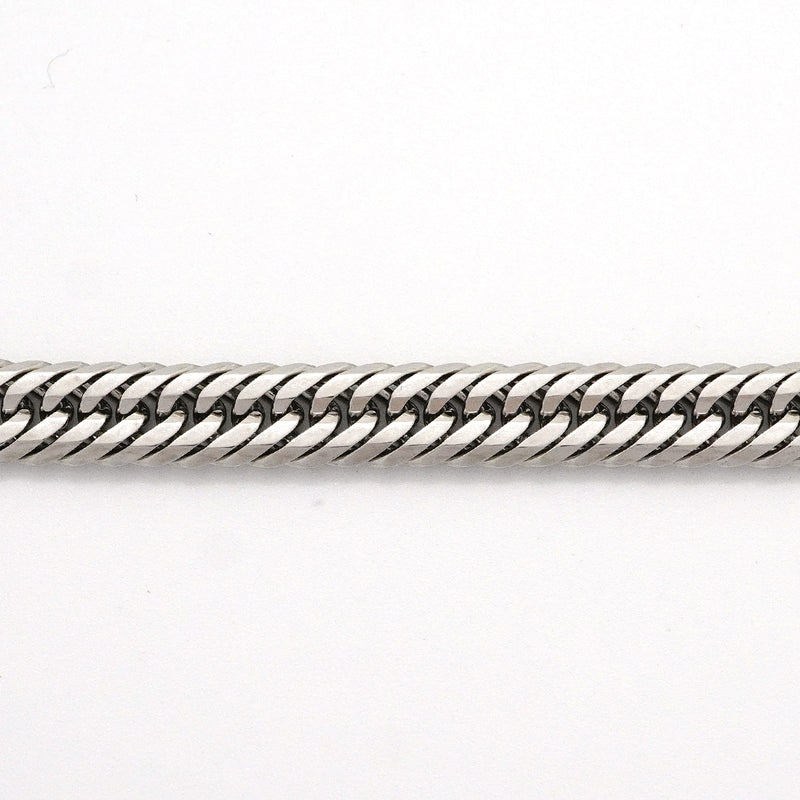 【6khh0080】喜平 ブレスレット Pt850 プラチナ トリプル 12面 20.6cm 20.4g キヘイ【中古】メンズ レディース ユニセックス