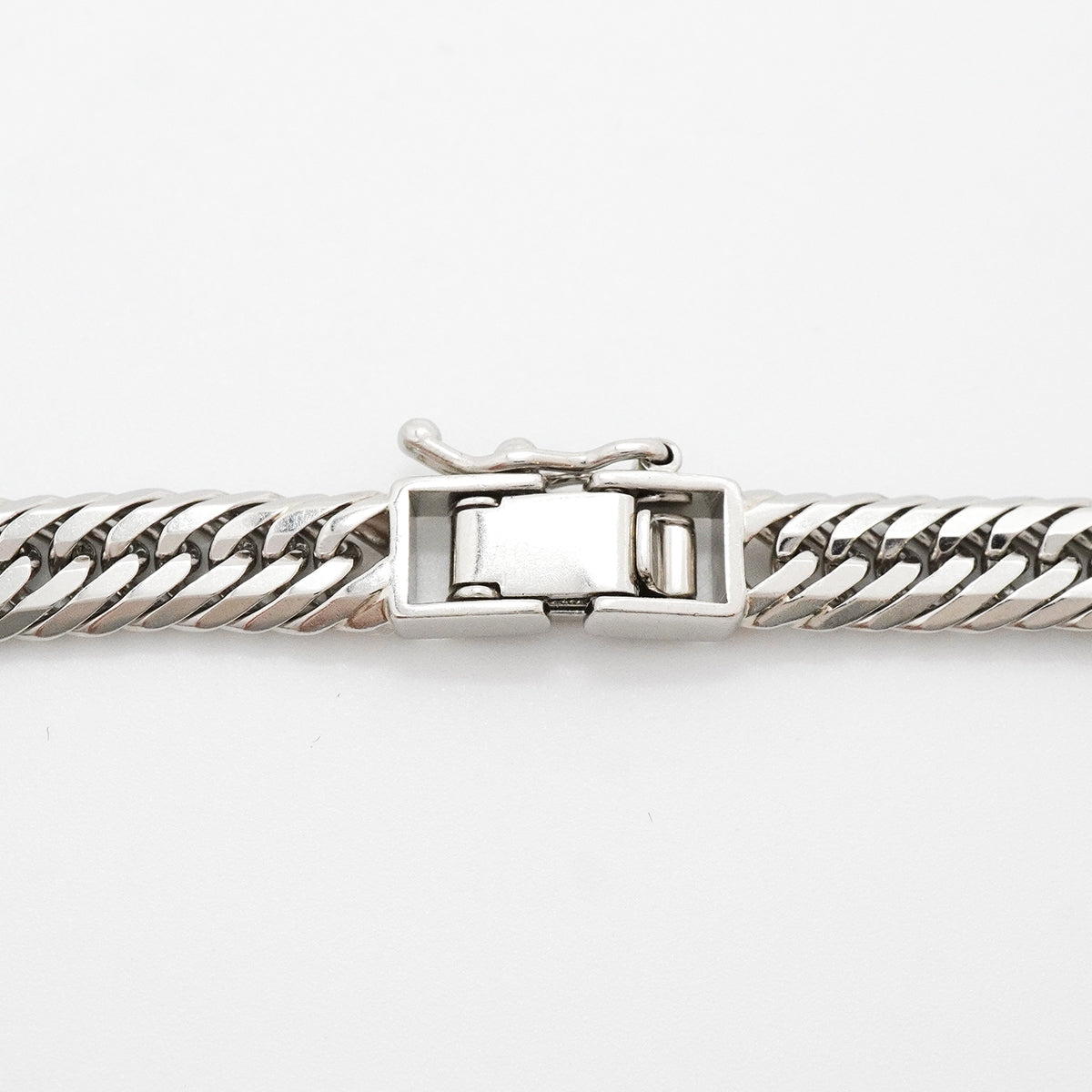 【6khh0080】喜平 ブレスレット Pt850 プラチナ トリプル 12面 20.6cm 20.4g キヘイ【中古】メンズ レディース ユニセックス