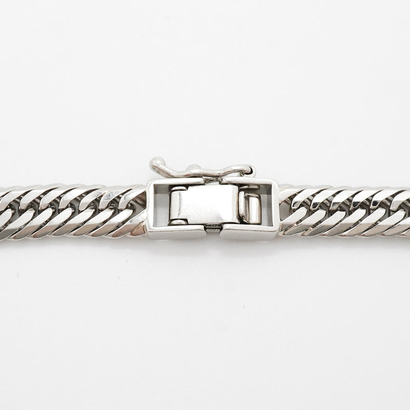 【6khh0080】喜平 ブレスレット Pt850 プラチナ トリプル 12面 20.6cm 20.4g キヘイ【中古】メンズ レディース ユニセックス