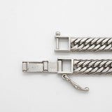 【6khh0080】喜平 ブレスレット Pt850 プラチナ トリプル 12面 20.6cm 20.4g キヘイ【中古】メンズ レディース ユニセックス