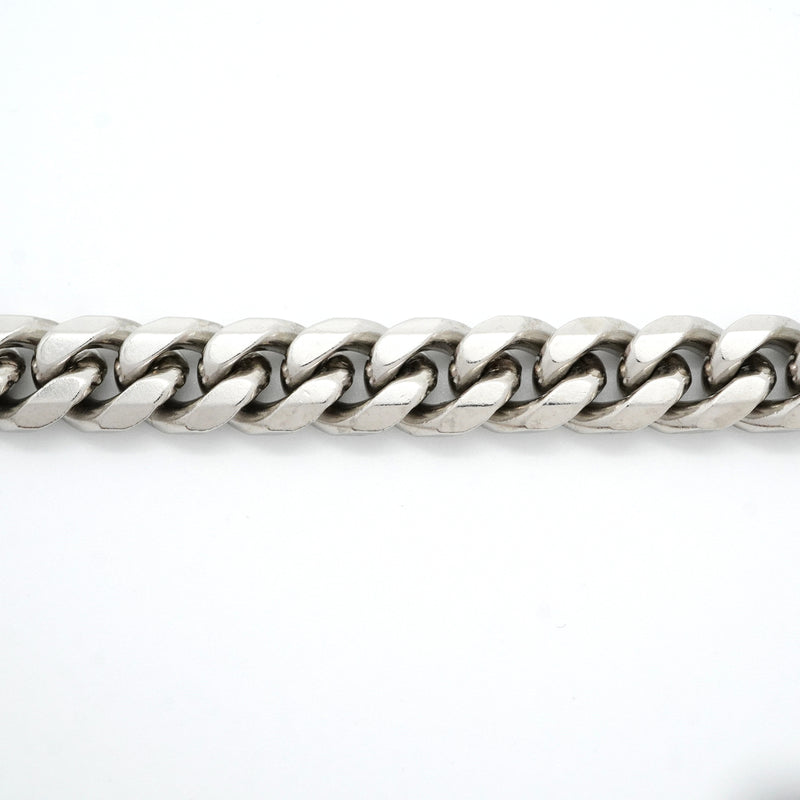 【6khh0081】喜平 ブレスレット Pt850 プラチナ 8面 シングル 21.5cm 100.9g キヘイ【中古】メンズ レディース ユニセックス