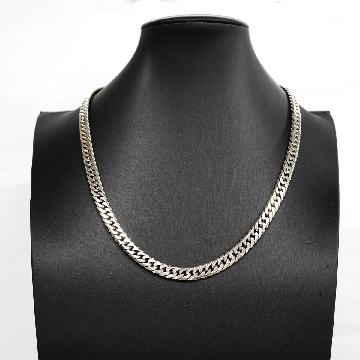 【6khh0082】喜平 ネックレス Pt850 プラチナ 6面 ダブル 50.6cm 100.4g キヘイ【中古】メンズ レディース ユニセックス