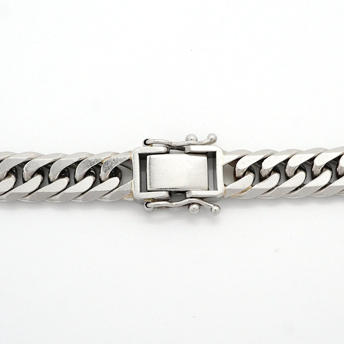 【6khh0082】喜平 ネックレス Pt850 プラチナ 6面 ダブル 50.6cm 100.4g キヘイ【中古】メンズ レディース ユニセックス