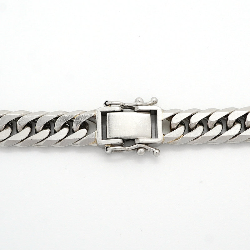 【6khh0082】喜平 ネックレス Pt850 プラチナ 6面 ダブル 50.6cm 100.4g キヘイ【中古】メンズ レディース ユニセックス