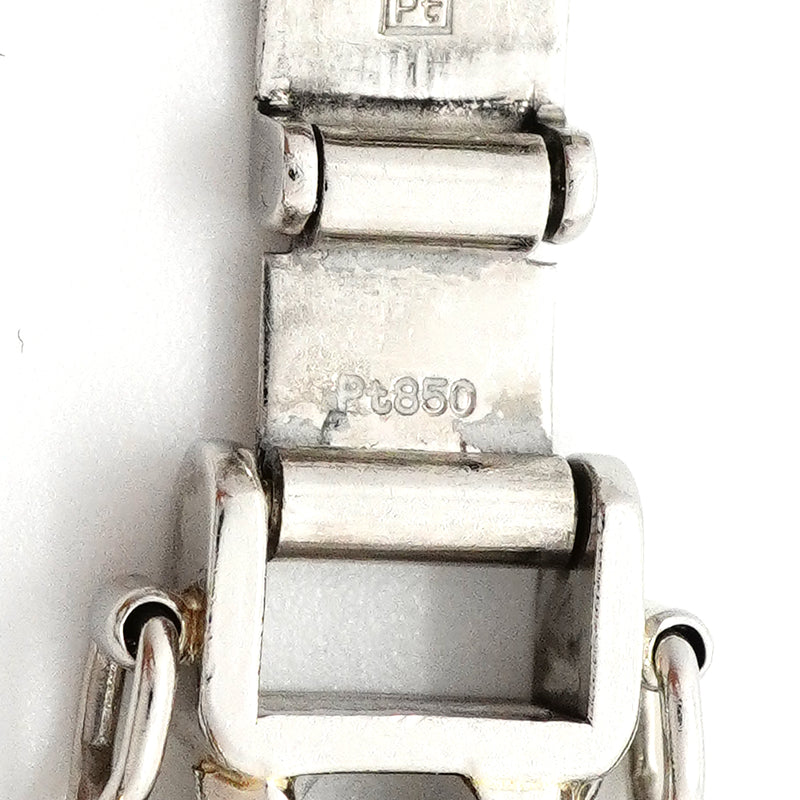 【6khh0082】喜平 ネックレス Pt850 プラチナ 6面 ダブル 50.6cm 100.4g キヘイ【中古】メンズ レディース ユニセックス