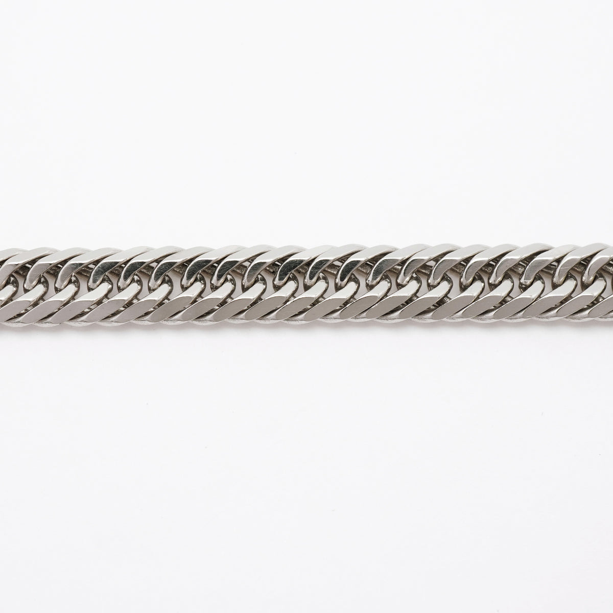 【6khh0084】喜平 ブレスレット Pt900 プラチナ 8面 トリプル 18.5cm 31g キヘイ【中古】メンズ レディース ユニセックス