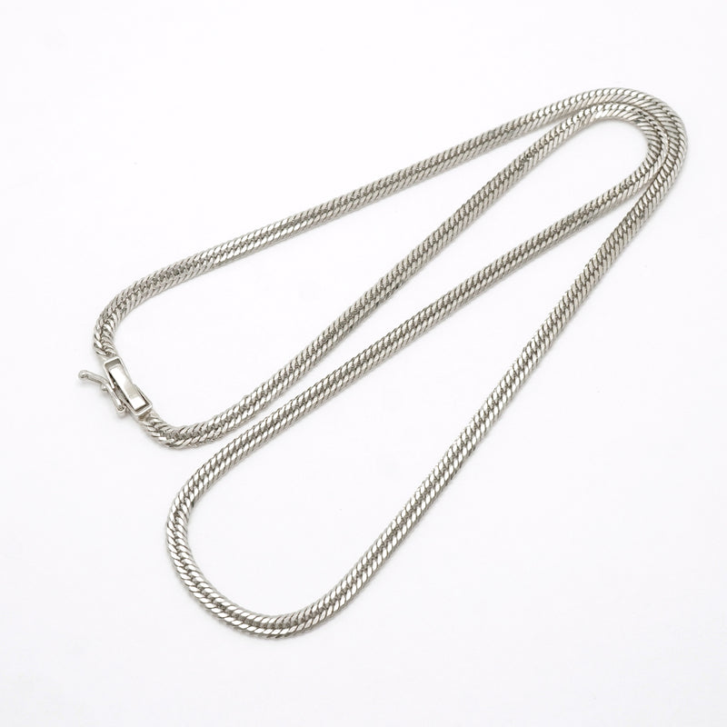 【6khh0085】喜平 ネックレス Pt850 プラチナ トリプル 12面 45.4cm 14.8g キヘイ【中古】メンズ レディース ユニセックス