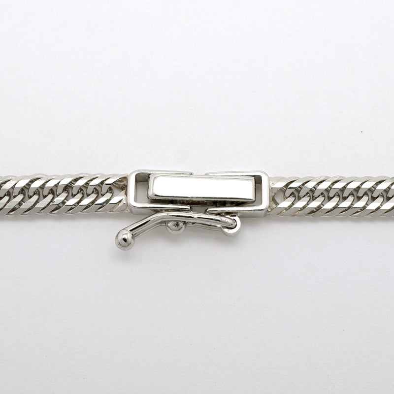 【6khh0085】喜平 ネックレス Pt850 プラチナ トリプル 12面 45.4cm 14.8g キヘイ【中古】メンズ レディース ユニセックス