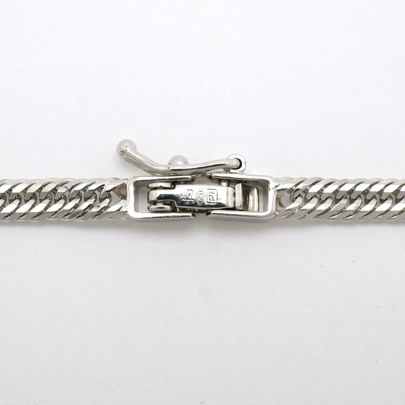 【6khh0085】喜平 ネックレス Pt850 プラチナ トリプル 12面 45.4cm 14.8g キヘイ【中古】メンズ レディース ユニセックス