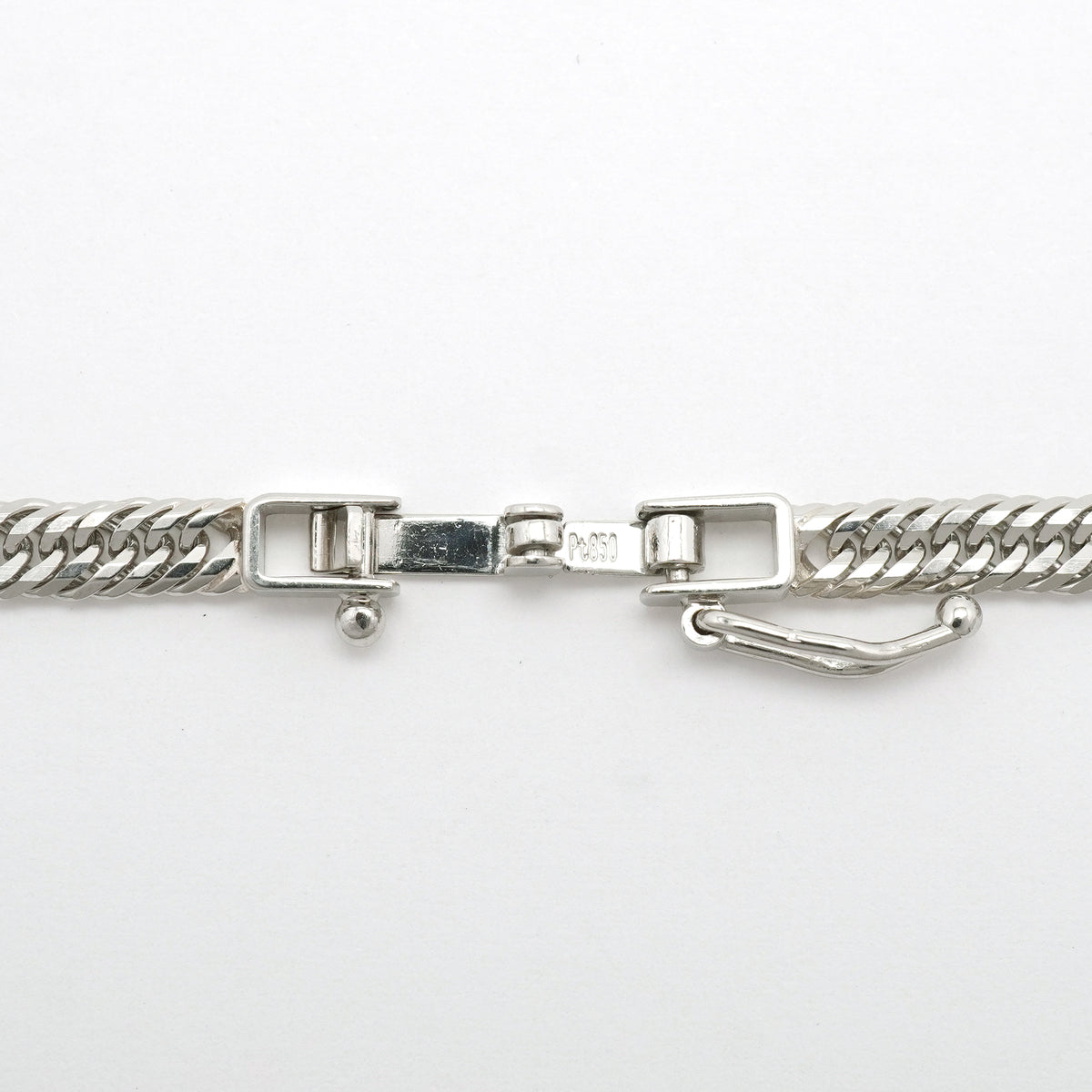【6khh0085】喜平 ネックレス Pt850 プラチナ トリプル 12面 45.4cm 14.8g キヘイ【中古】メンズ レディース ユニセックス
