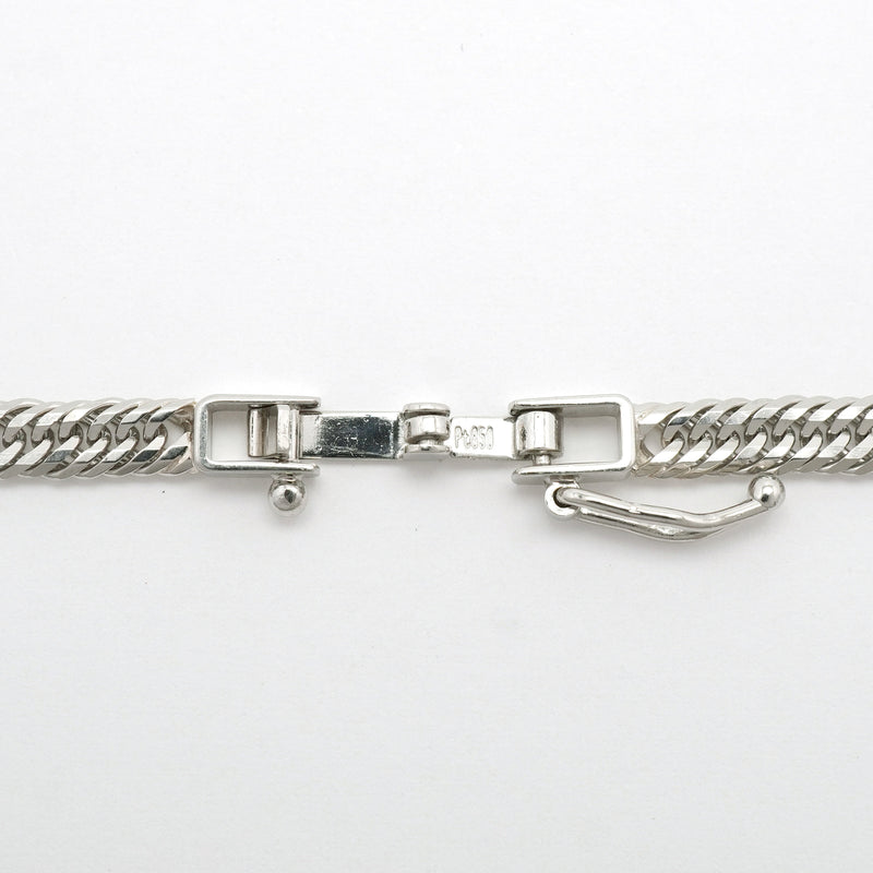【6khh0085】喜平 ネックレス Pt850 プラチナ トリプル 12面 45.4cm 14.8g キヘイ【中古】メンズ レディース ユニセックス