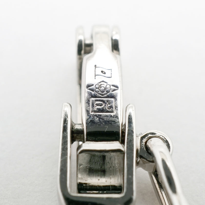 【6khh0085】喜平 ネックレス Pt850 プラチナ トリプル 12面 45.4cm 14.8g キヘイ【中古】メンズ レディース ユニセックス