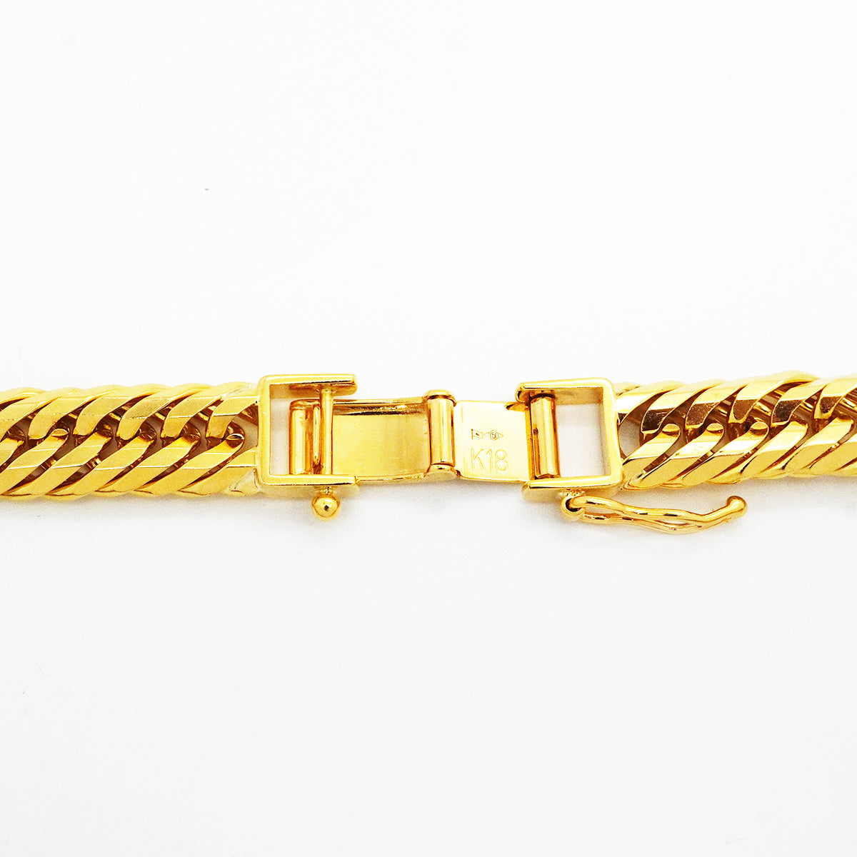 【6khh0086】喜平 ネックレス K18 ゴールド トリプル 12面 61cm 100.3g キヘイ 18金【中古】メンズ レディース ユニセックス