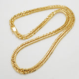 【6khh0086】喜平 ネックレス K18 ゴールド トリプル 12面 61cm 100.3g キヘイ 18金【中古】メンズ レディース ユニセックス
