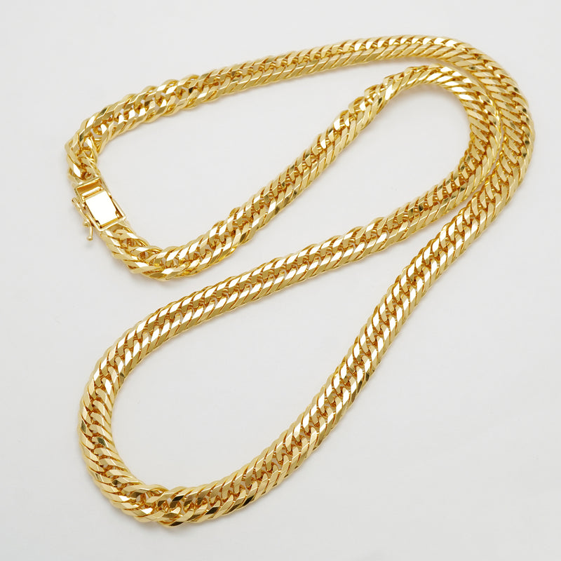 【6khh0086】喜平 ネックレス K18 ゴールド トリプル 12面 61cm 100.3g キヘイ 18金【中古】メンズ レディース ユニセックス