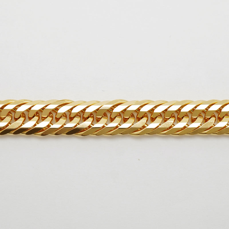 【6khh0086】喜平 ネックレス K18 ゴールド トリプル 12面 61cm 100.3g キヘイ 18金【中古】メンズ レディース ユニセックス