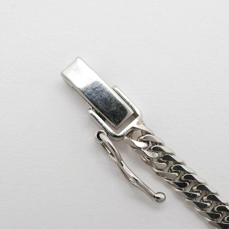 【6khh0087】喜平 ネックレス Pt850 プラチナ 6面 ダブル 45.3cm 18.6g キヘイ【中古】メンズ レディース ユニセックス