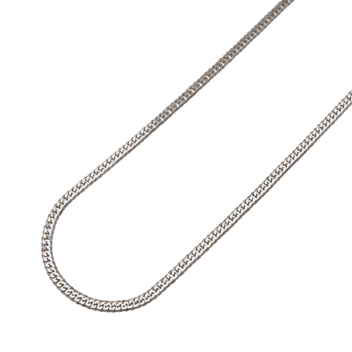 【6khh0087】喜平 ネックレス Pt850 プラチナ 6面 ダブル 45.3cm 18.6g キヘイ【中古】メンズ レディース ユニセックス