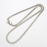【6khh0087】喜平 ネックレス Pt850 プラチナ 6面 ダブル 45.3cm 18.6g キヘイ【中古】メンズ レディース ユニセックス