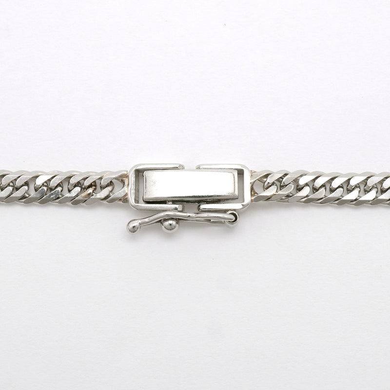 【6khh0087】喜平 ネックレス Pt850 プラチナ 6面 ダブル 45.3cm 18.6g キヘイ【中古】メンズ レディース ユニセックス
