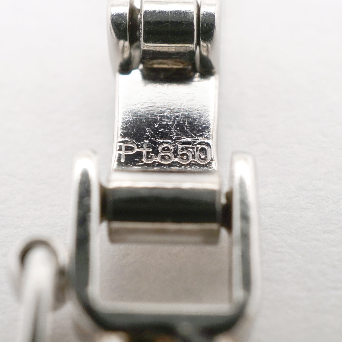【6khh0087】喜平 ネックレス Pt850 プラチナ 6面 ダブル 45.3cm 18.6g キヘイ【中古】メンズ レディース ユニセックス
