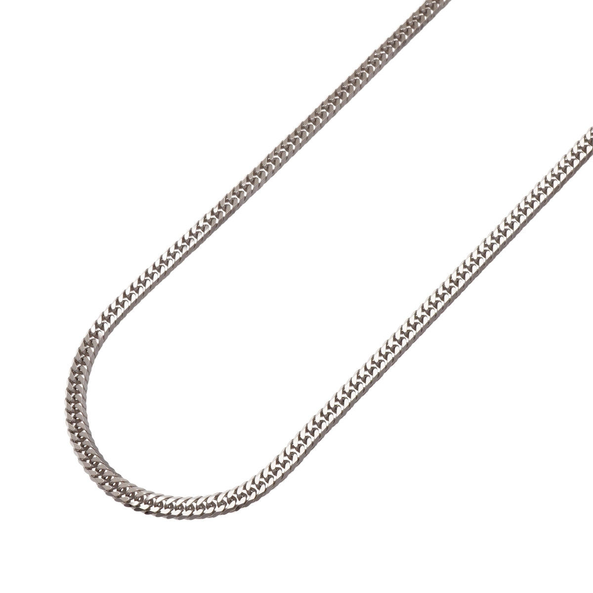 【6khh0089】喜平 ネックレス Pt850 プラチナ 6面 ダブル 45.7cm 23.4g キヘイ【中古】メンズ レディース ユニセックス