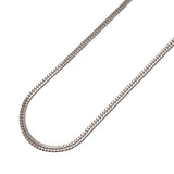 【6khh0089】喜平 ネックレス Pt850 プラチナ 6面 ダブル 45.7cm 23.4g キヘイ【中古】メンズ レディース ユニセックス