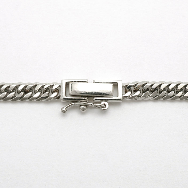 【6khh0089】喜平 ネックレス Pt850 プラチナ 6面 ダブル 45.7cm 23.4g キヘイ【中古】メンズ レディース ユニセックス