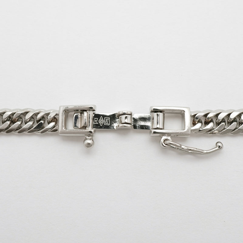 【6khh0089】喜平 ネックレス Pt850 プラチナ 6面 ダブル 45.7cm 23.4g キヘイ【中古】メンズ レディース ユニセックス