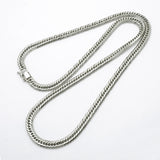 【6khh0092】喜平 ネックレス Pt850 プラチナ トリプル 12面 56.6cm 54.3g キヘイ【中古】メンズ レディース ユニセックス