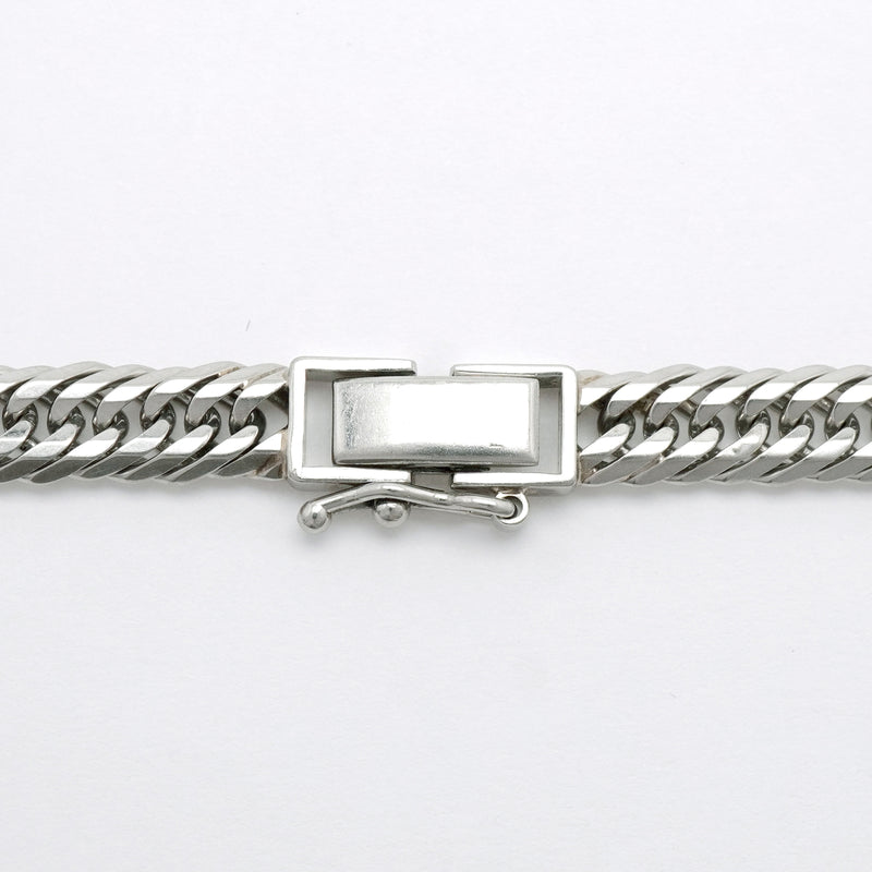 【6khh0092】喜平 ネックレス Pt850 プラチナ トリプル 12面 56.6cm 54.3g キヘイ【中古】メンズ レディース ユニセックス