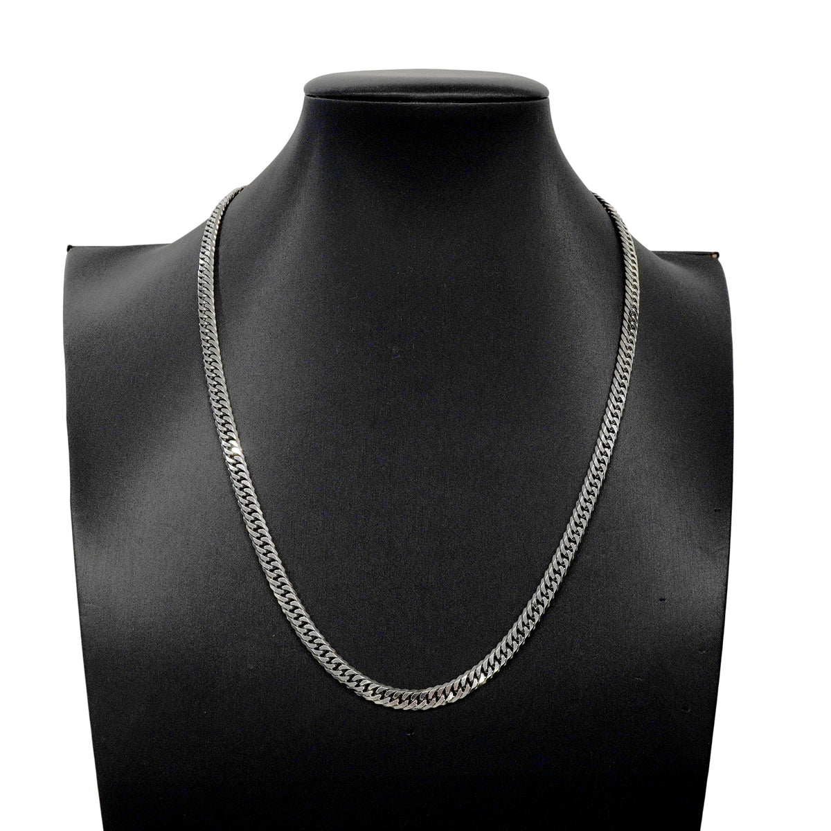 【6khh0093】喜平 ネックレス Pt850 プラチナ 6面 ダブル 50.5cm 50.2g キヘイ【中古】メンズ レディース ユニセックス