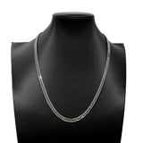 【6khh0093】喜平 ネックレス Pt850 プラチナ 6面 ダブル 50.5cm 50.2g キヘイ【中古】メンズ レディース ユニセックス