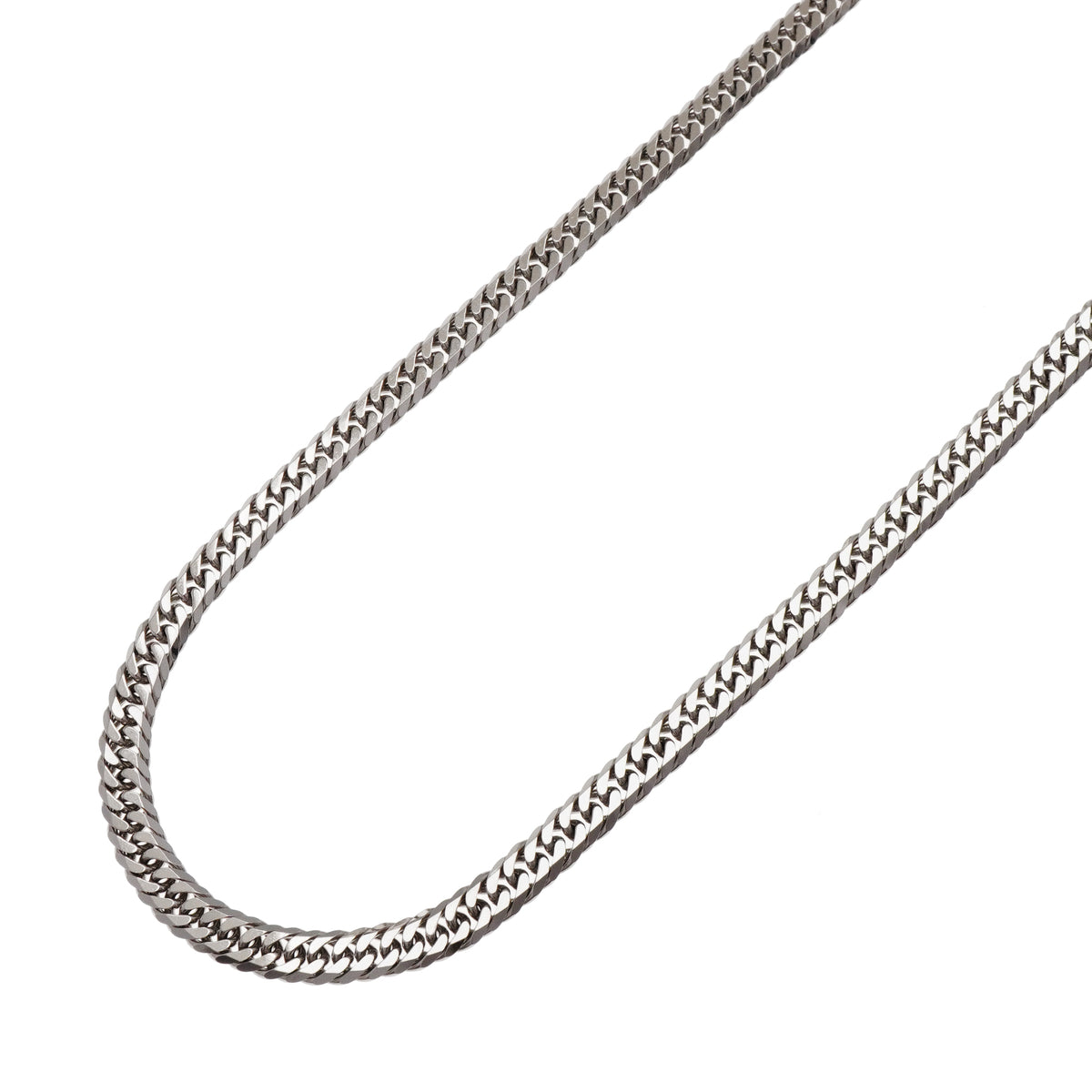 【6khh0094】喜平 ネックレス Pt850 プラチナ 6面 ダブル 50.5cm 30.5g キヘイ【中古】メンズ レディース ユニセックス