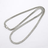 【6khh0094】喜平 ネックレス Pt850 プラチナ 6面 ダブル 50.5cm 30.5g キヘイ【中古】メンズ レディース ユニセックス