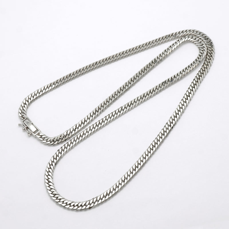 【6khh0094】喜平 ネックレス Pt850 プラチナ 6面 ダブル 50.5cm 30.5g キヘイ【中古】メンズ レディース ユニセックス