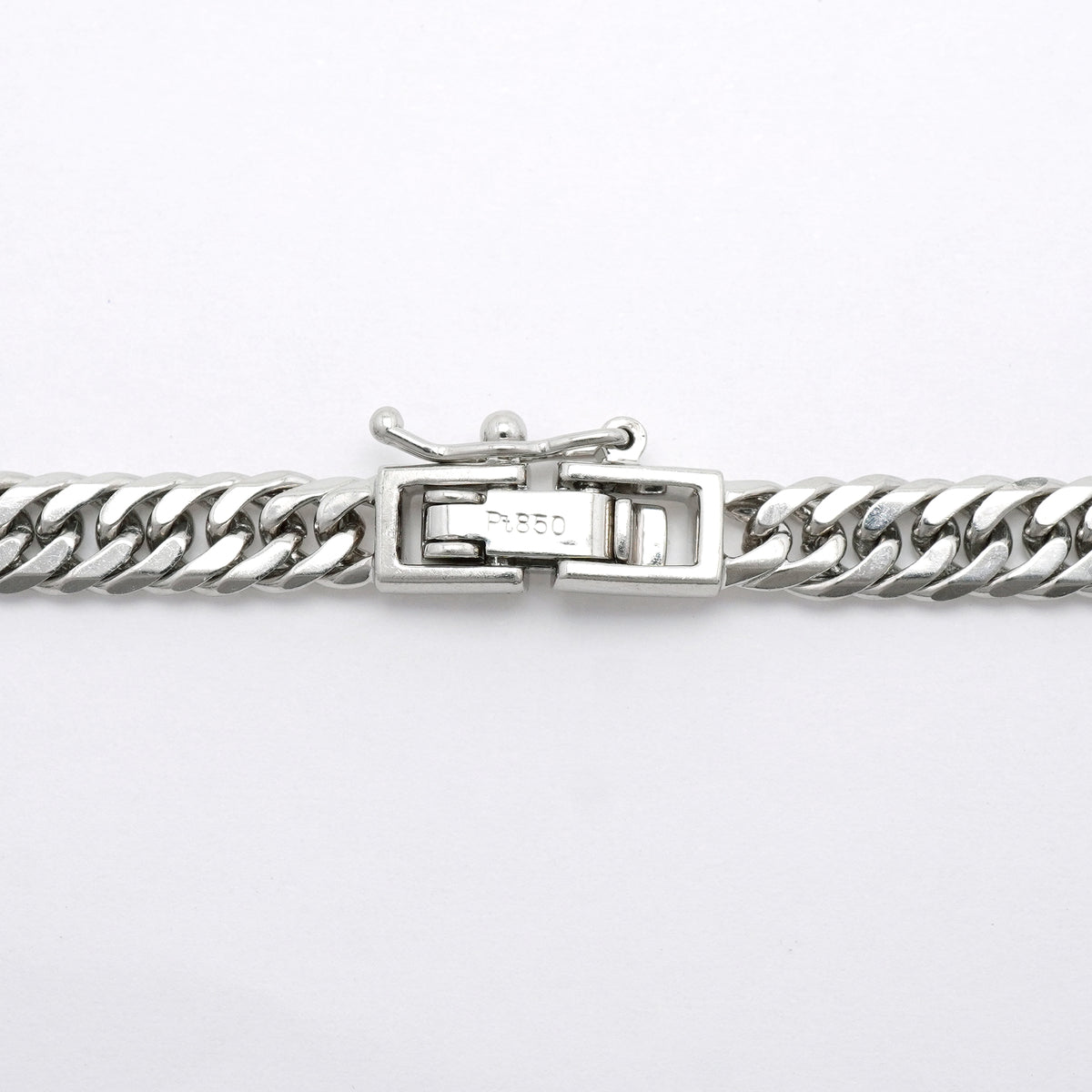 【6khh0094】喜平 ネックレス Pt850 プラチナ 6面 ダブル 50.5cm 30.5g キヘイ【中古】メンズ レディース ユニセックス