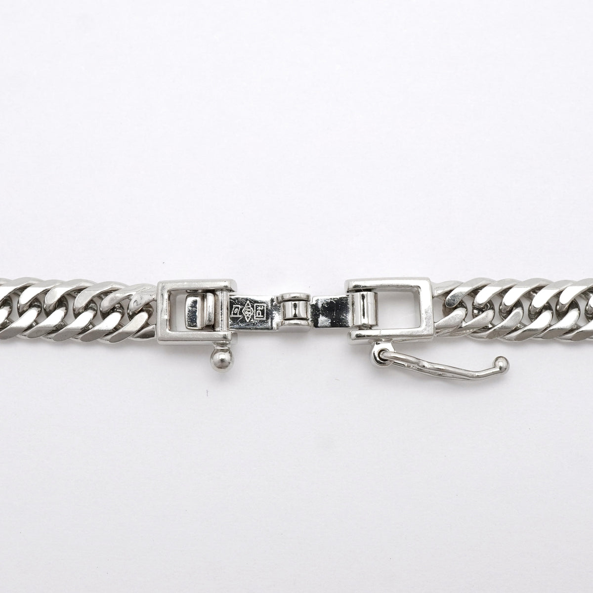 【6khh0094】喜平 ネックレス Pt850 プラチナ 6面 ダブル 50.5cm 30.5g キヘイ【中古】メンズ レディース ユニセックス