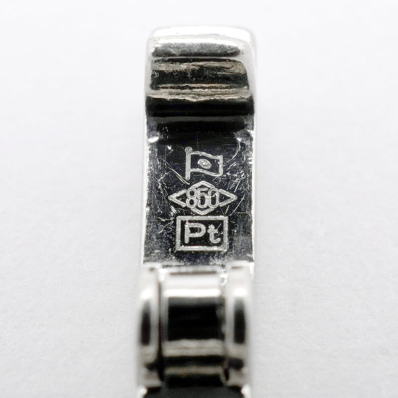 【6khh0094】喜平 ネックレス Pt850 プラチナ 6面 ダブル 50.5cm 30.5g キヘイ【中古】メンズ レディース ユニセックス