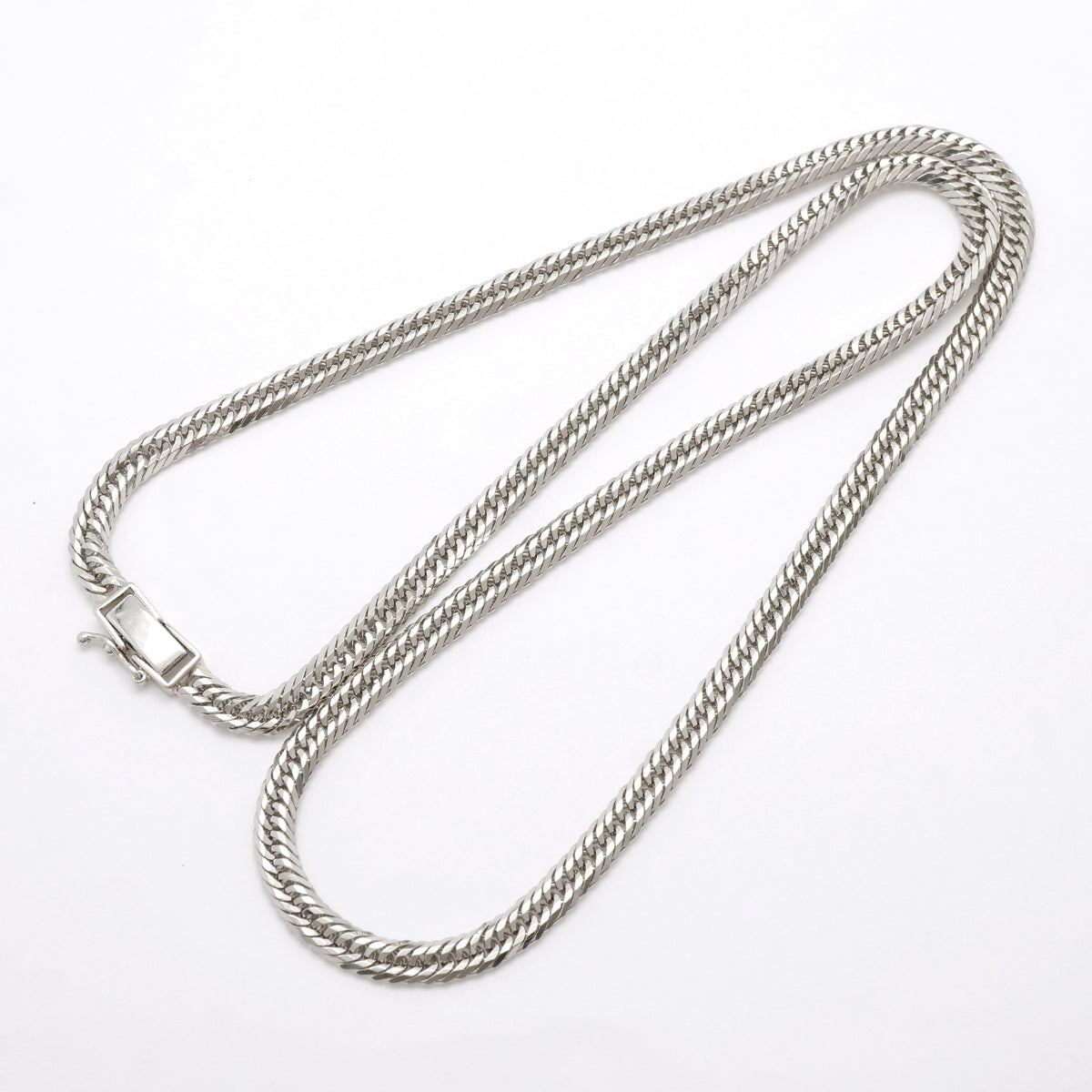 【6khh0096】喜平 ネックレス Pt850 プラチナ トリプル 12面 50.9cm 30.3g キヘイ【中古】メンズ レディース ユニセックス