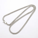 【6khh0096】喜平 ネックレス Pt850 プラチナ トリプル 12面 50.9cm 30.3g キヘイ【中古】メンズ レディース ユニセックス